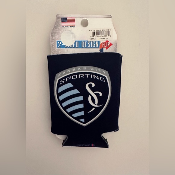 New MLS Sporting KC Kansas City Can Cooler WinCraft - Picture 2 of 5